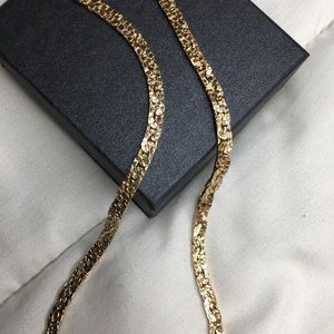 gold necklace